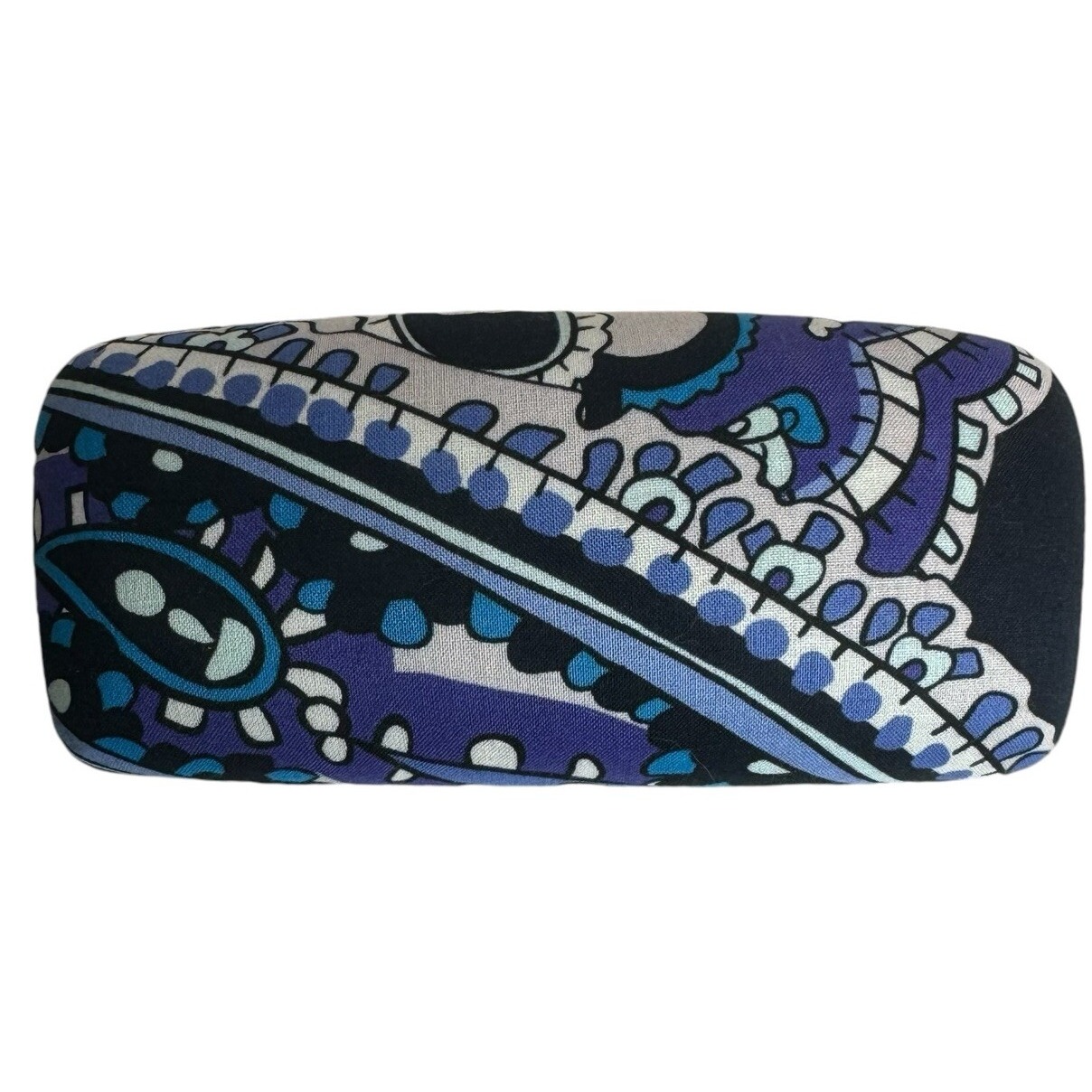 Vera Bradley Eyeglass Case Paisley Print Purple Blue Glasses Holder